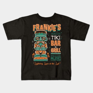 Frankenstein Tiki Bar - Creepy Cute Monster Surf - Hawaii Island Vacation Kids T-Shirt